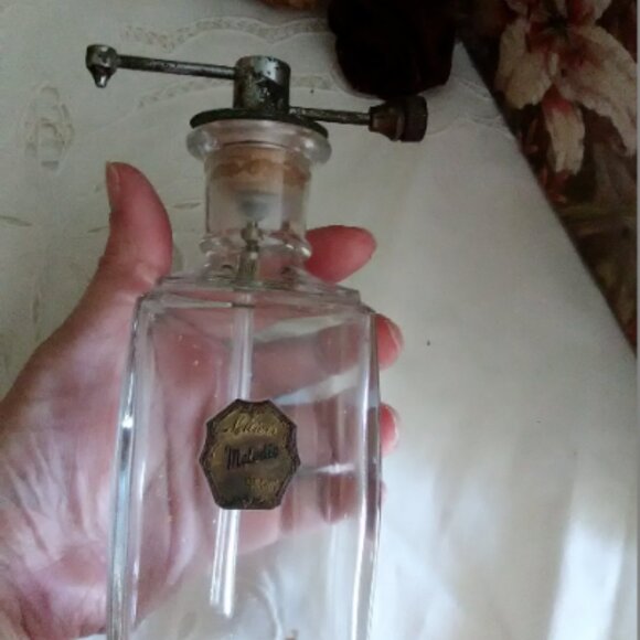 Other - VINTAGE antique Mellier Melodie bottle glass siphon tube